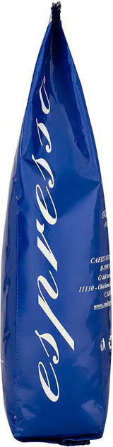Café descafeinado en grano 1 kg natural 100% - Espresso Sabor intenso procedente de Colombia y Brasil.