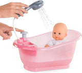 Corolle 9000141660 - Bañera Mon Grand Poupon con función bomba y patito de goma para todas las muñecas de 30-36 cm, 32,5 cm, a partir de 3 años
