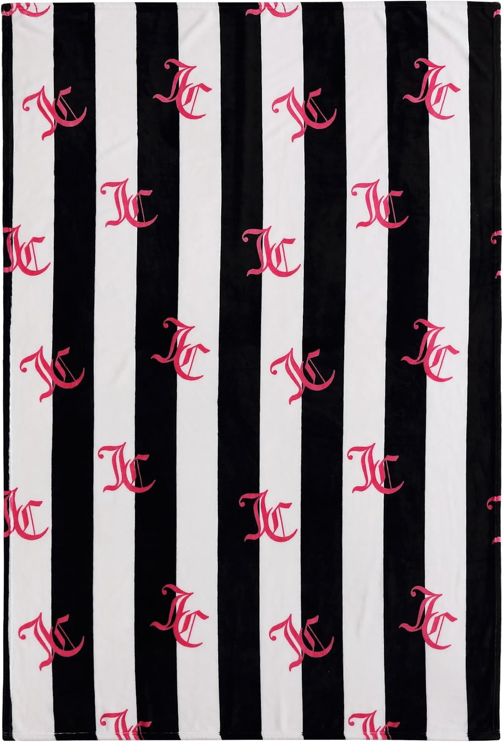 Juicy Couture Manta de felpa Cabana, 127,7 x 178,8 cm, lujosa manta de felpa de microfibra para máxima comodidad y calidez acogedora Juicy Couture Beds and Blankets