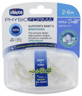 PHYSIOFORMA MINI SUSPENSIÓN SUAVE PURGE, LUMINOSA, 2-6M, 100% SILICONA, 2 PZ.
