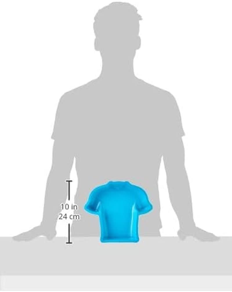 Silikomart 195233 20.339.40.0065 Molde Silicona Camiseta Jugador Futbol, ​​24 X 23 X 4 cm Cocina Naty Shop