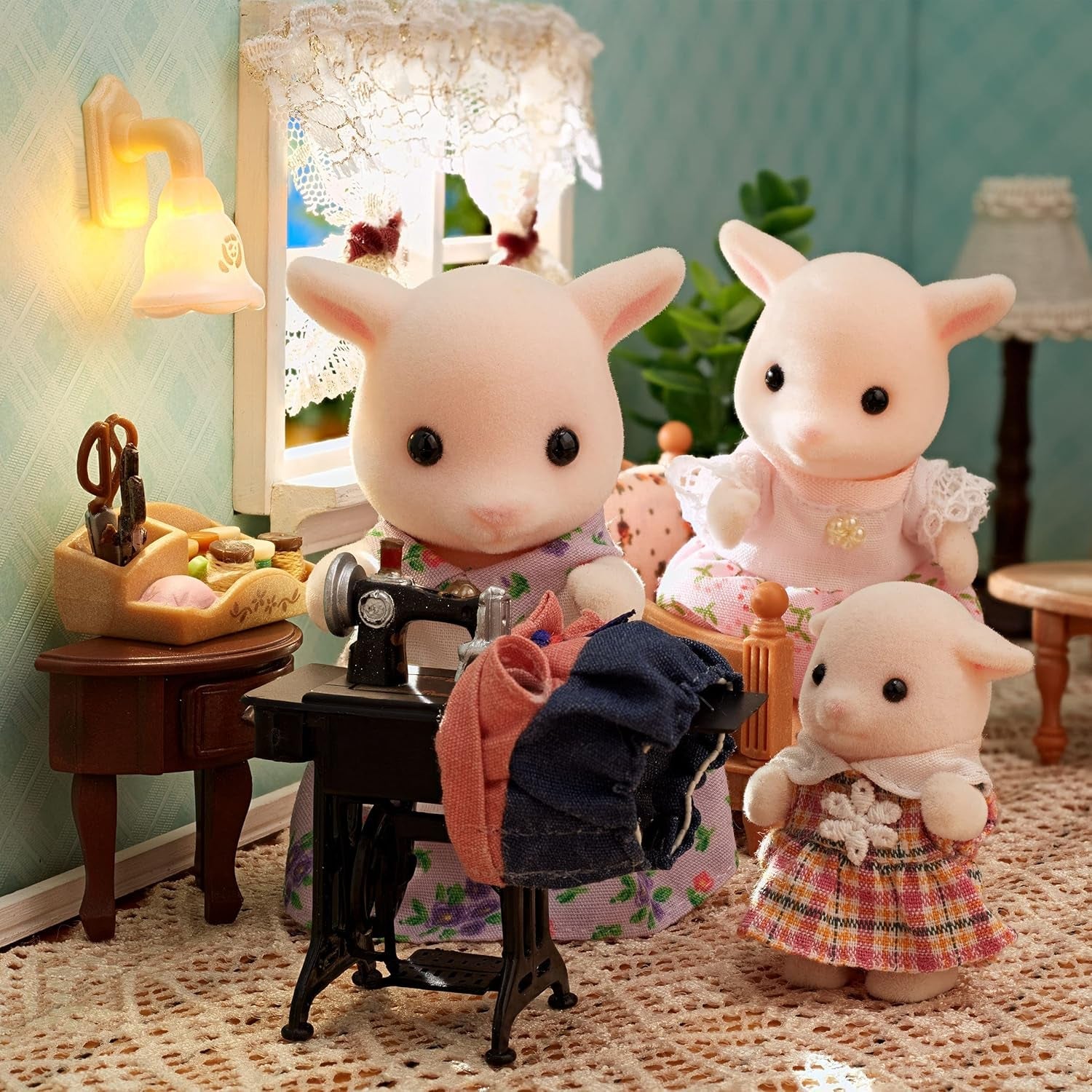 Sylvanian Families 5622 Familia de Cabras - Figuras casa de muñecas