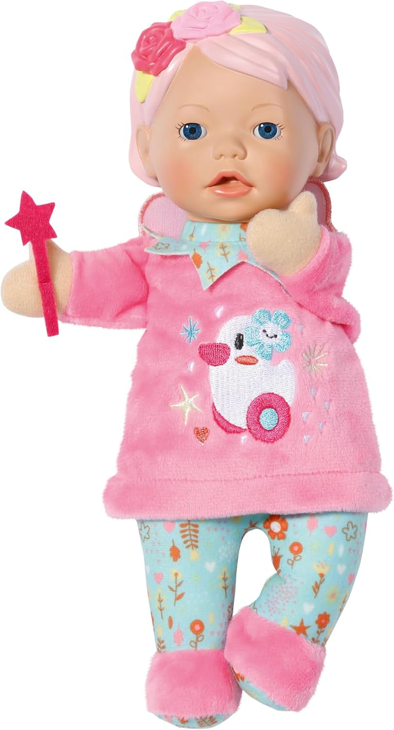BABY born for babies Muñeca de cuerpo blando Fee con bolsillos para los dedos en los brazos Marioneta de mano de 26 cm de alto 834695 Zapf Creation