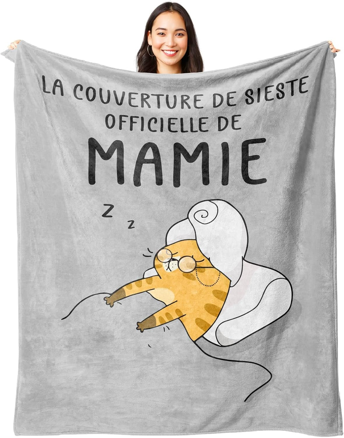 Manta de franela Juratar para papá - regalo de cumpleaños, día del padre y Navidad - 152 X 130 cm Camas y mantas Besuche den Juratar-Store Mamie