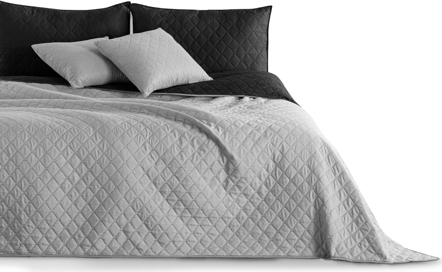 Colcha Decoking 200 X 220 Cm Grafito Antracita Gris Plata Colcha de doble cara fácil de mantener Axel Camas y Mantas Besuche den DecoKing-Store Axel Silver Negro 200 X 220 Cm