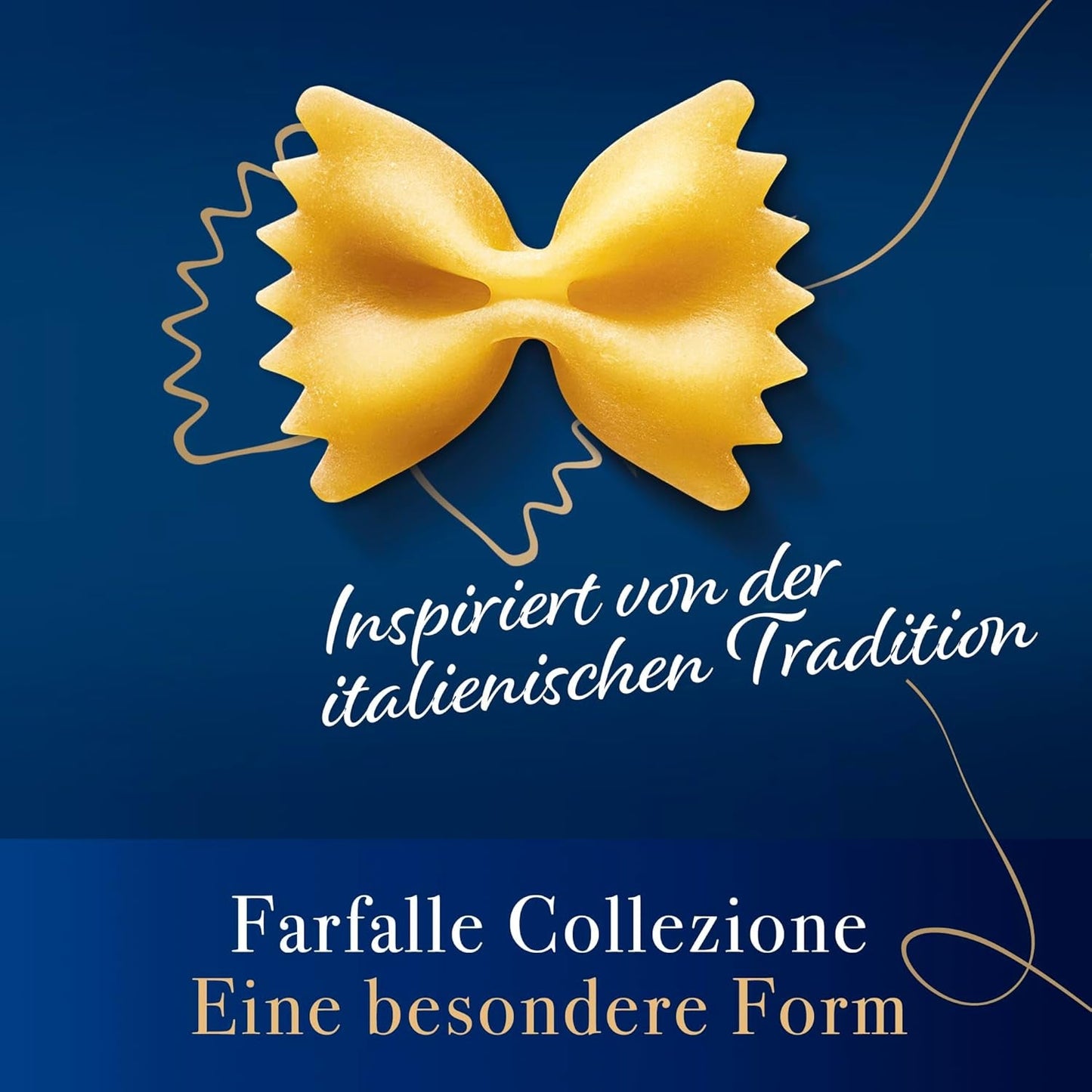 Barilla Collezione Farfalle Pasta elaborada con trigo duro de alta calidad, siempre al dente, (1 x 500 g)