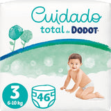 Pañales Total Care, talla 3, 46 pañales, protección suave para la piel, con materiales de origen vegetal