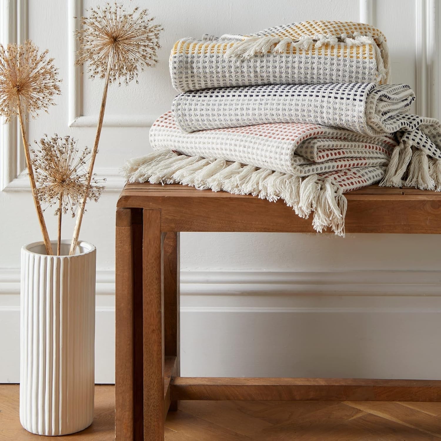 Colcha Loft Reva, 100% algodón reciclado, 130 X 180 cm, Paprika Appletree Beds and Blankets