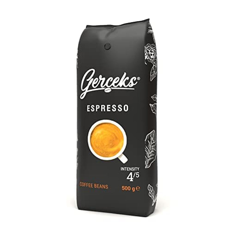 Espresso Kaffeebohnen fuerte 500g, Barista Kaffee schokoladig und säurearm, Espressobohnen, Bohnenkaffee mit Arábica y Robusta, Crema fina, ideal para capuchino