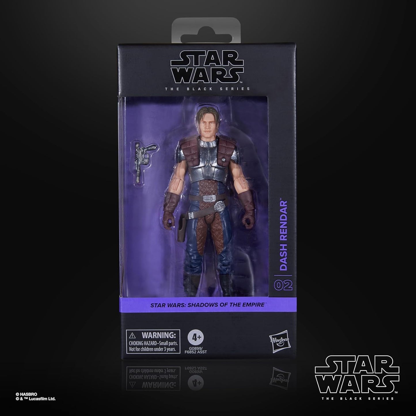Star Wars Black Series Dash Rendar, Figura coleccionable Star Wars: Sombras del Imperio (15 cm) Figuras de acción Naty Shop