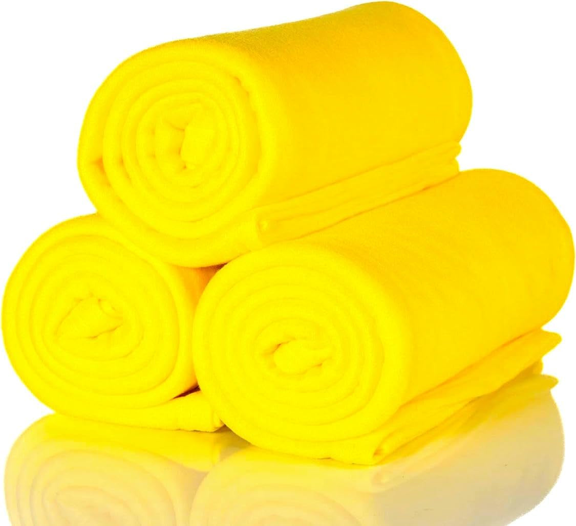 ALCLEAR 3 piezas mantas de lana Oeko Tex, color: antracita, tamaño grande 130X160 Cm, más de 200 G/M2, manta para sofá manta para sofá manta para sala de estar, manta de picnic manta para sofá Camas y mantas Besuche den ALCLEAR-Store Amarillo 3 piezas 130X160 Cm
