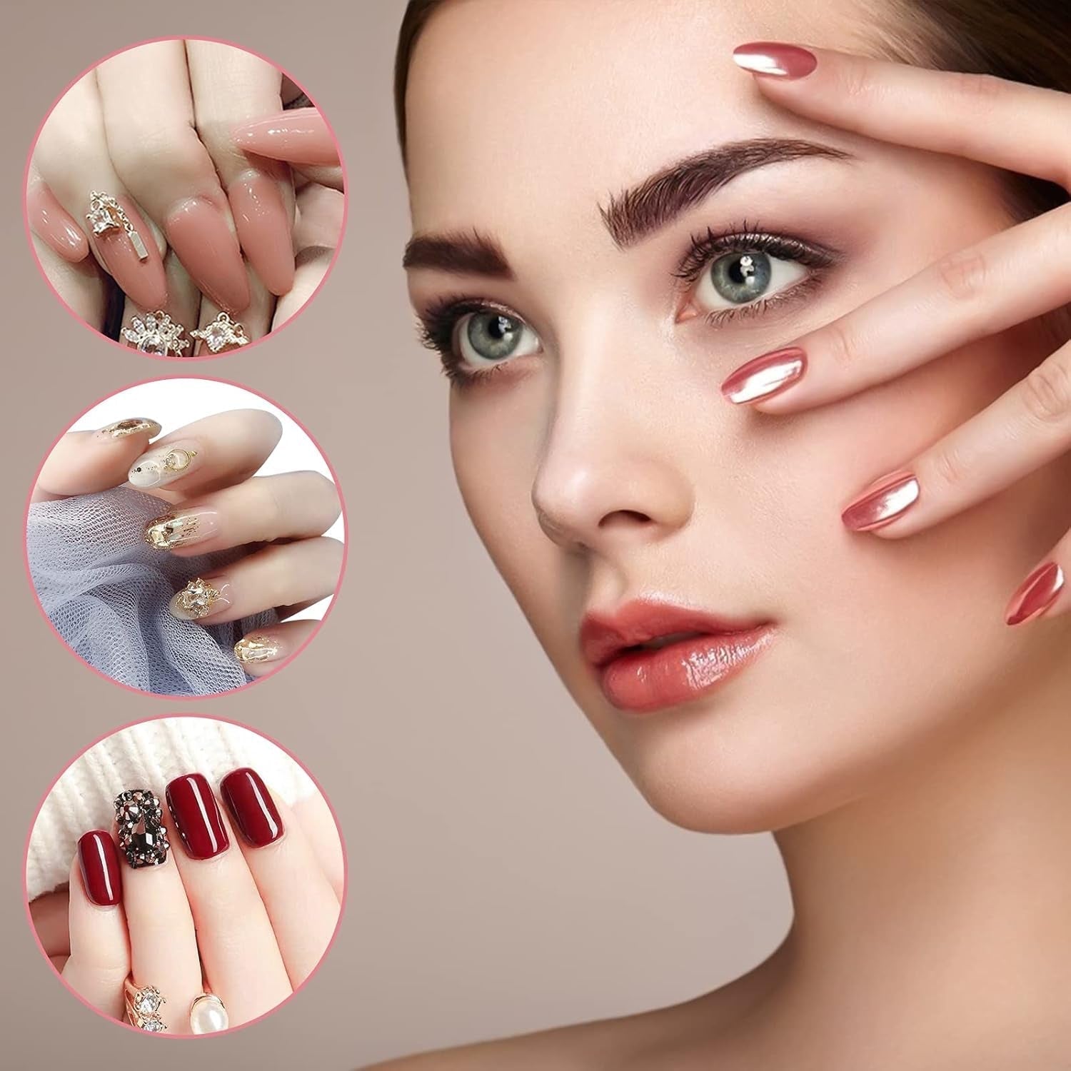Clips para uñas, Clips para manicura, Clips para uñas transparentes, Clips de poligel transparentes, extensiones de uñas de construcción rápida, asistente de gel, 10 unidades