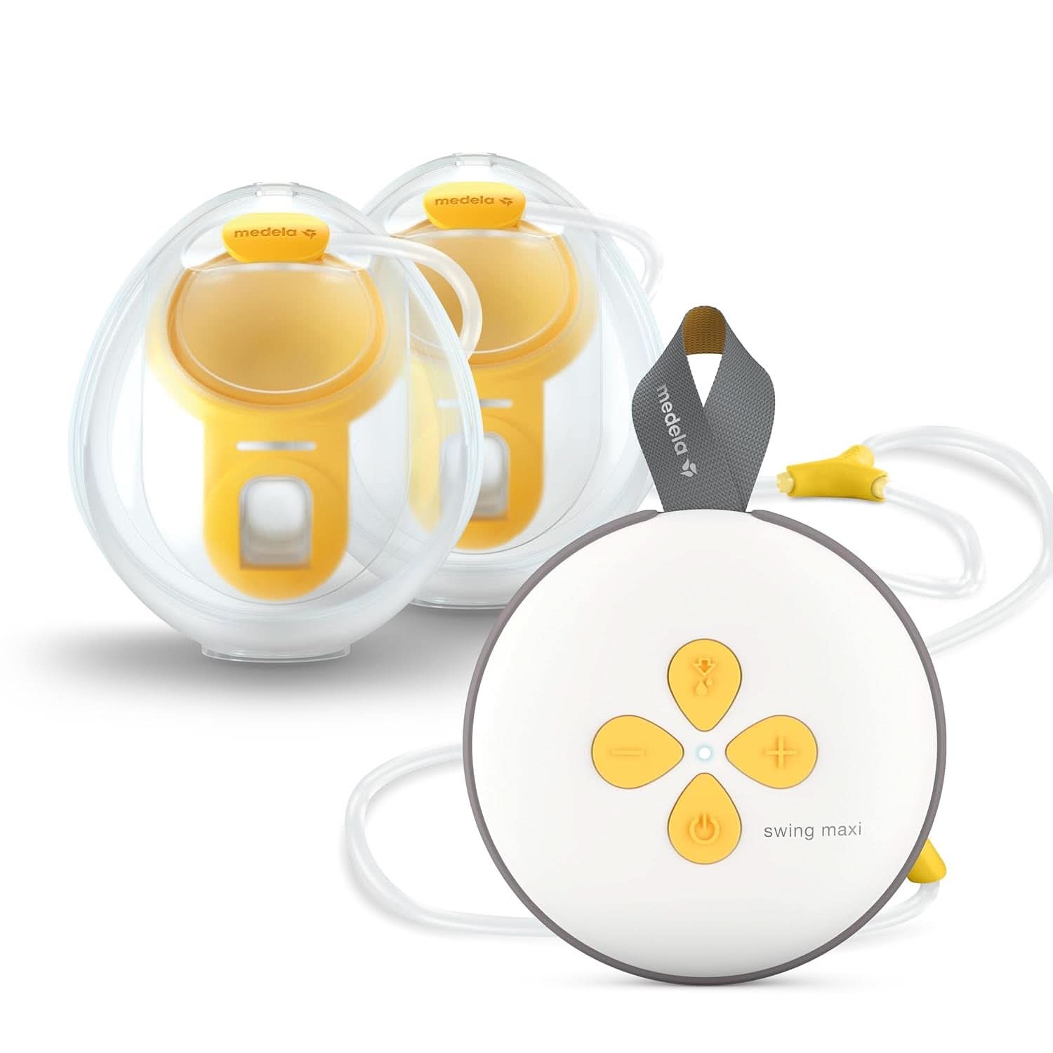 Medela Sacador eléctrico doble Swing Maxi - recargable vía USB Accesorios Alimentación y Lactancia Bebe Naty Shop Swing Maxi Manos Libres
