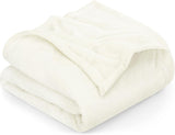 Utopia Ropa de cama Acogedora manta polar [228 x 228 cm, gris] Manta suave, ligera, cálida y esponjosa Manta cómoda y transpirable para cama, sofá, camas y mantas Besuche den Utopia Bedding-Store Marfil 228 x 167 cm