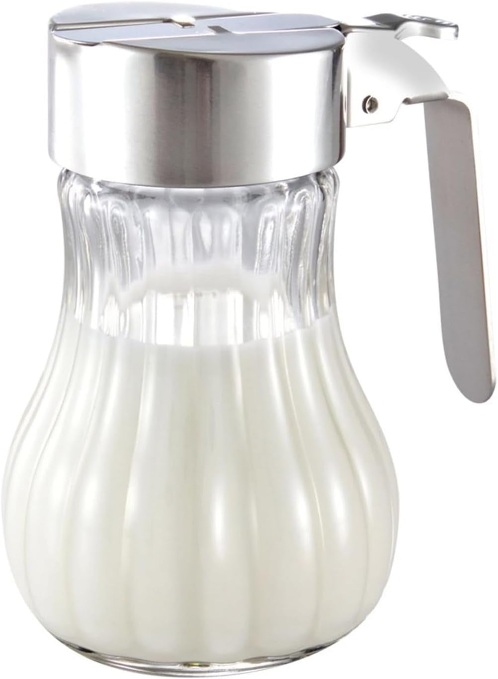 Tescoma CLASSIC Vaso para nata/miel 250 ml, acero inoxidable y cristal robusto, ideal para hogar y restauración, duradero y funcional