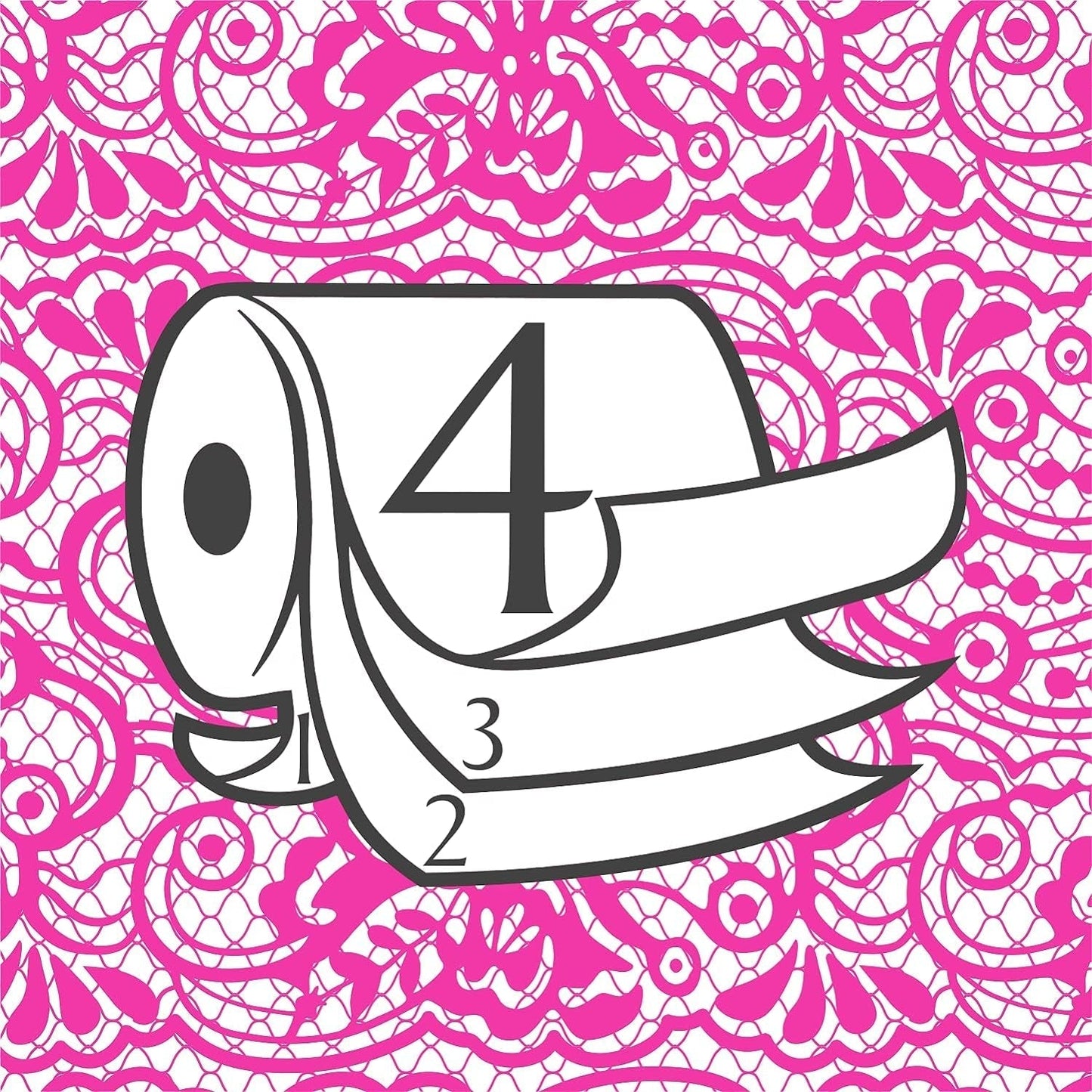 Papel higiénico Renova 4 capas blanco decorado perfumado - 12 rollos rollo Blanco Decorado Perfumado