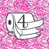 Papel higiénico Renova 4 capas blanco decorado perfumado - 12 rollos rollo Blanco Decorado Perfumado