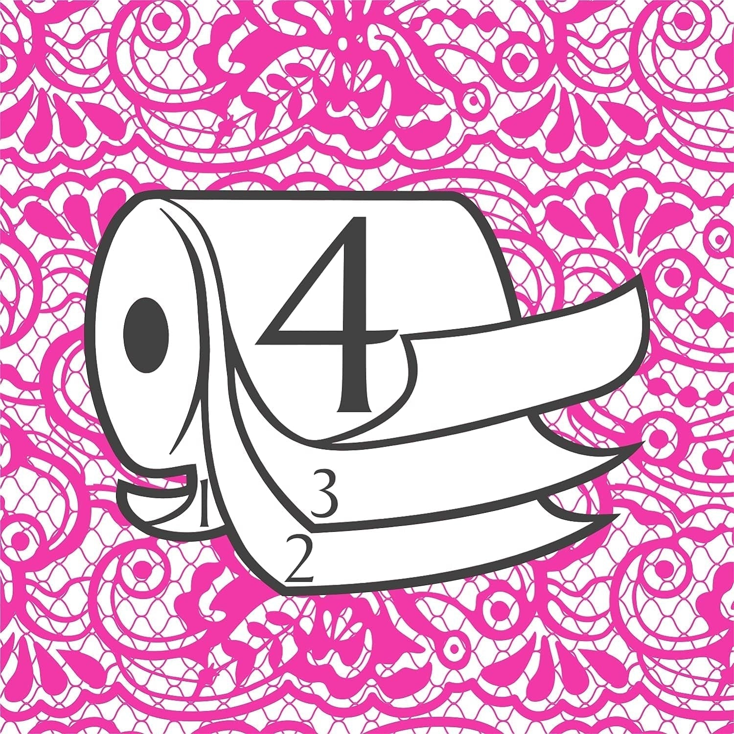 Papel higiénico Renova 4 capas blanco decorado perfumado - 12 rollos rollo Blanco Decorado Perfumado