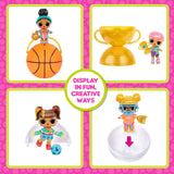 Jajaja ¡Sorpresa! Colección All-Star Sports Vault Tots: incluye 1 muñeca, embalaje blindado, 12 muñecas coleccionables, 8 accesorios para unboxing, ideal para edades de 4 años en adelante, rosa