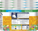 Amo la abeja | Papel higiénico de 3 capas | 48 rollos | 167 servicios en marcha | Certificado fsc | Electricidad 100% renovable | Envases reciclables fabricados con plástico reciclado.