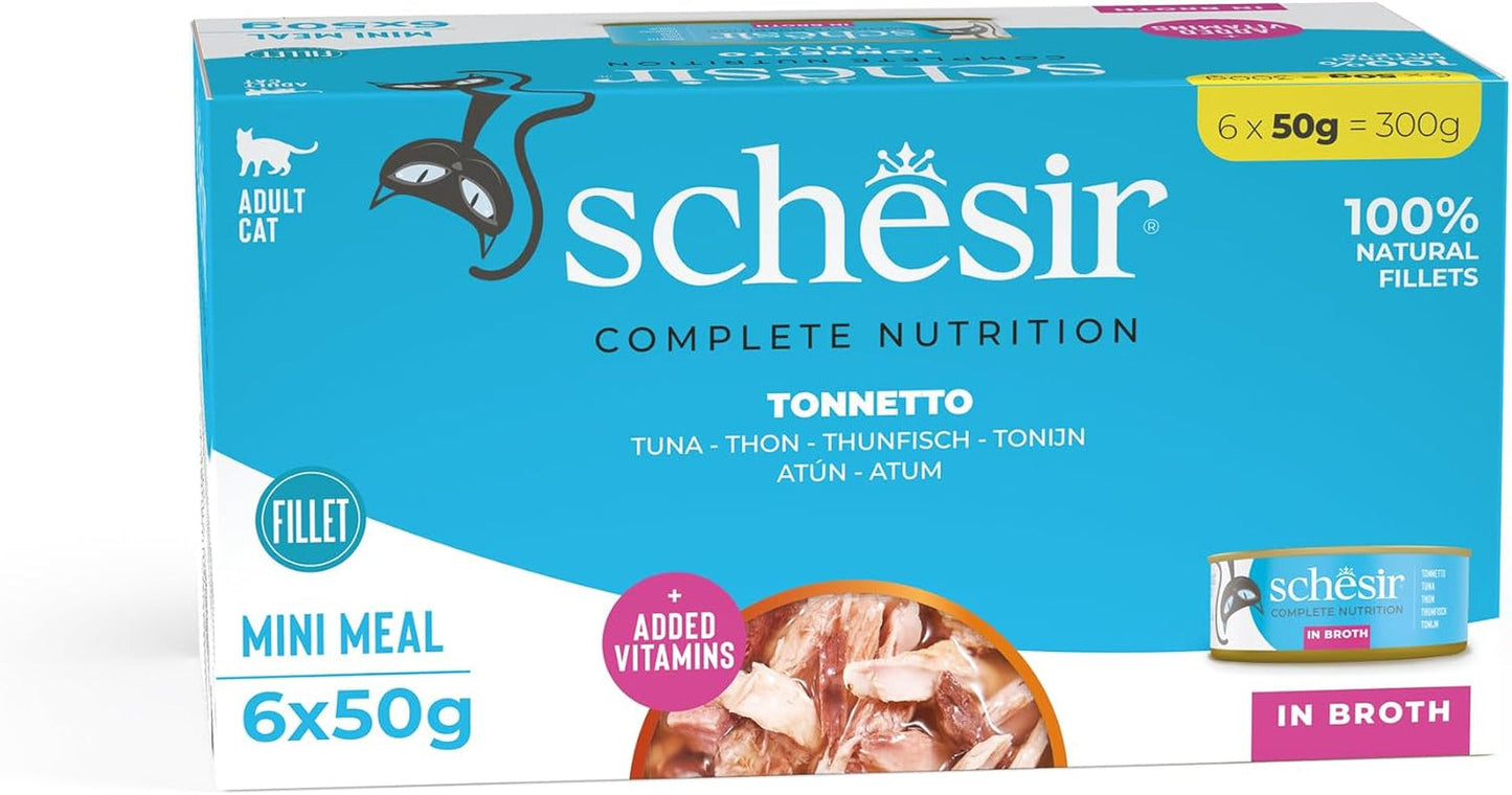 Cat Natural Thunfisch, Katzenfutter nass im eigenen Saft, 8 x 6 dosis x 50 g