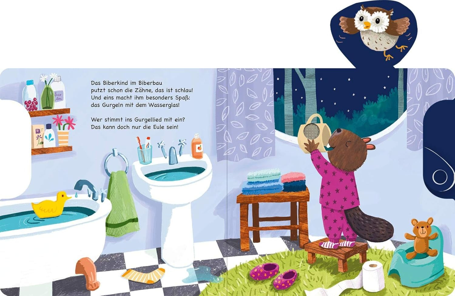 Shoo, shoo, ¡ahora tú también duermes!: Slider y 11 sonidos | Un libro innovador con sonidos deslizantes para pequeños mayores de 18 meses Bebe Naty Shop Toys