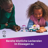 LEGO Friends Heartlake City Camión de helados Juego de simulación 2 figuras y un conejito Juego de construcción Niñas de 4 años Personaje de juguete Minifigura Juguete de construcción 42644 Juegos de construcción Besuche den LEGO-Store