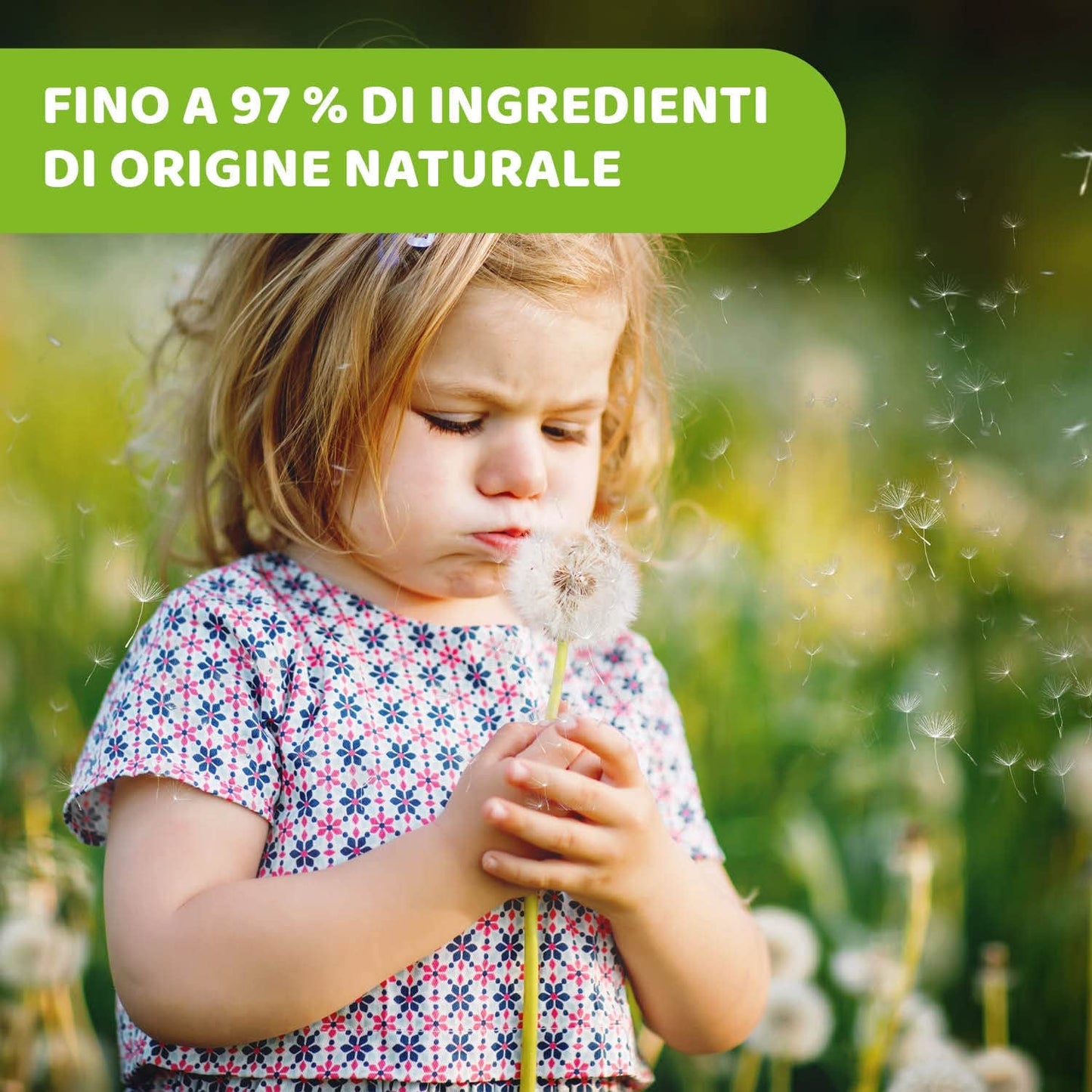 Toallitas Húmedas Protectoras Chicco NaturalZ, Pack de 20. Protección natural de verano con hierba de limón y eucalipto, protección de día y de noche.