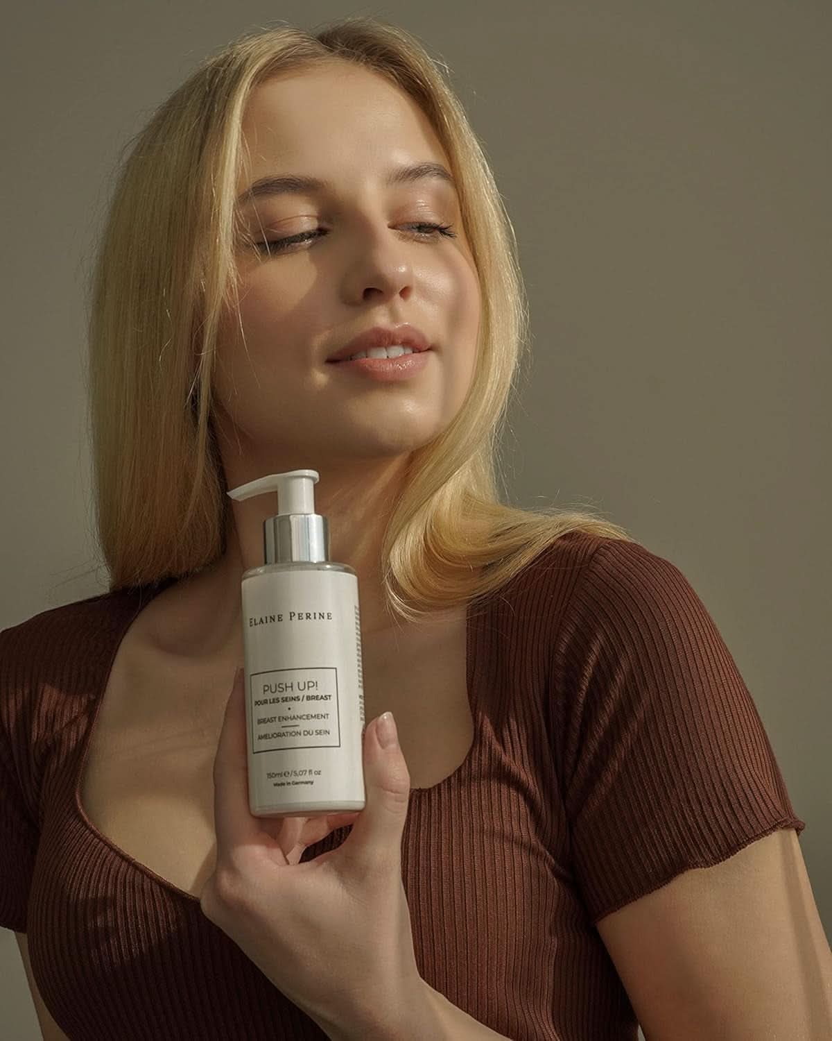 Crema para aumento y levantamiento de senos, ingredientes naturales - ¡PUSH UP! por Elaine Perine™ Cosmética y Belleza Naty Shop