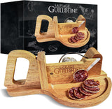 Cortador de salchichas tradicional - Guillotina de salchichas - 30 X 19 X 12 Cm - Ralladores y Rebanadores de madera maciza Naty Shop Default Title