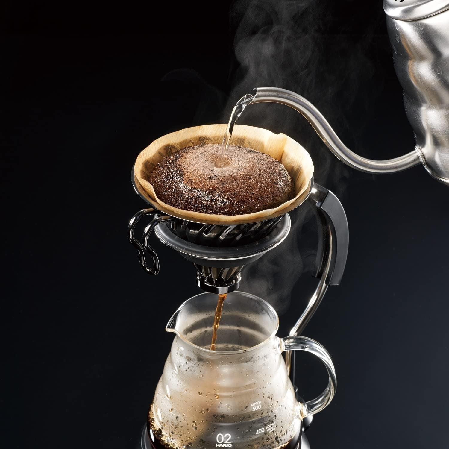 Gotero de café metálico V60