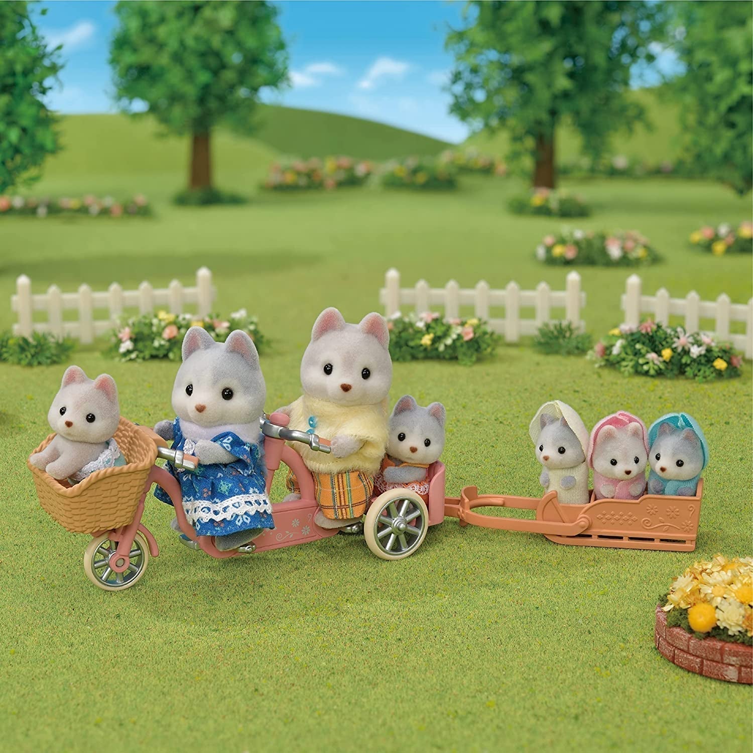 Sylvanian Families L5636 Husky Family Naty Tienda Muñecas