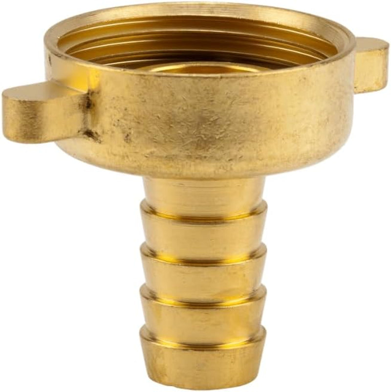 Conector de manguera de latón Gardena, 2 piezas: conector de latón de alta calidad, rosca de 26,5 mm (G 3/4"), para mangueras de 1/2" (13 mm) (7140-20)