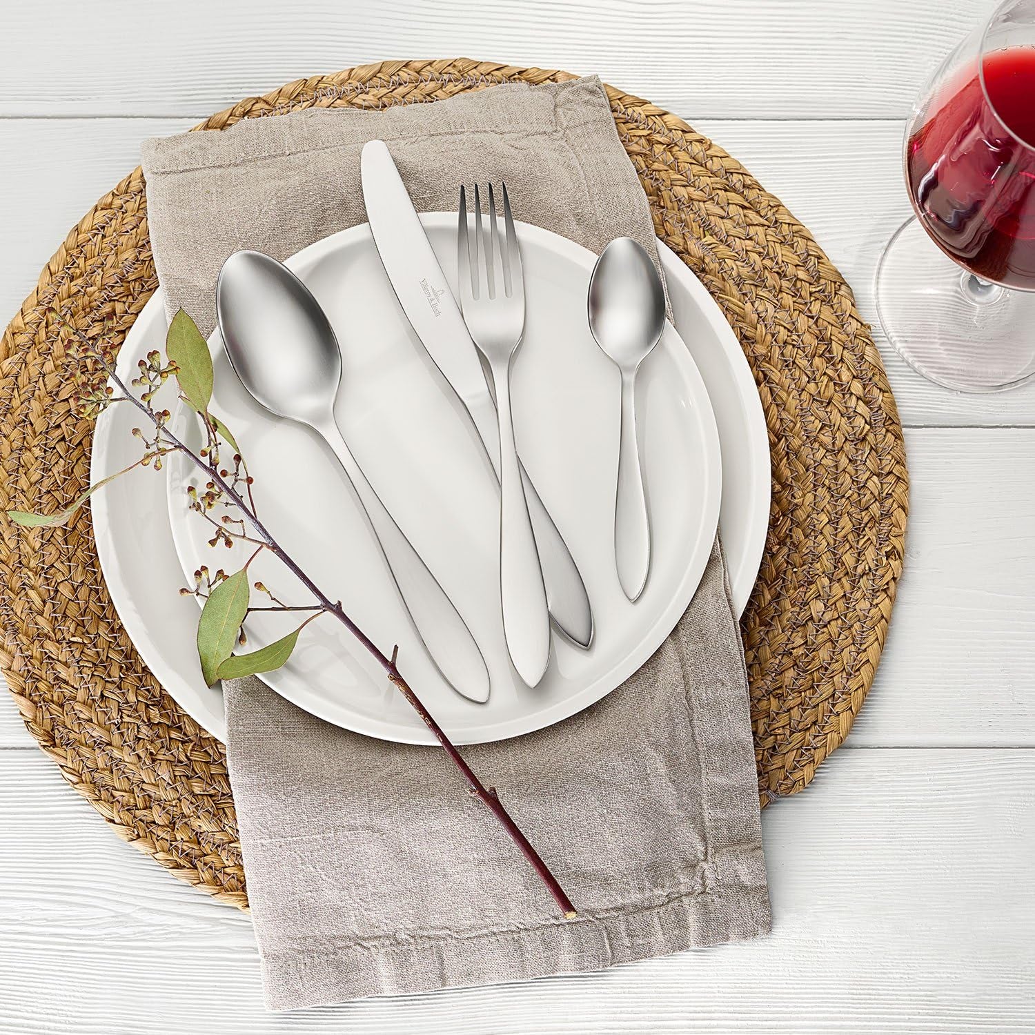 Villeroy And Boch Arthur Cubiertos para 6, 24 piezas, acero inoxidable Cocina Naty Shop