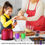 Purpurina comestible - Polvo de purpurina comestible de 4 colores, polvo de purpurina para bebidas, alimentos, pasteles - Polvo colorante metálico comestible para alimentos para hornear, cócteles - 5G/botella