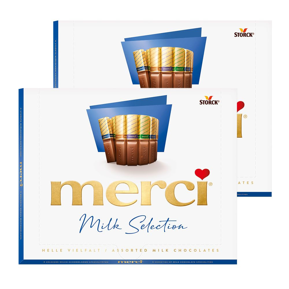 merci Variedad Mousse au Chocolat Finest Selection – 1 x 210 g – Especialidades Exquisita Mousse de Chocolate – Bombones rellenos y sin relleno