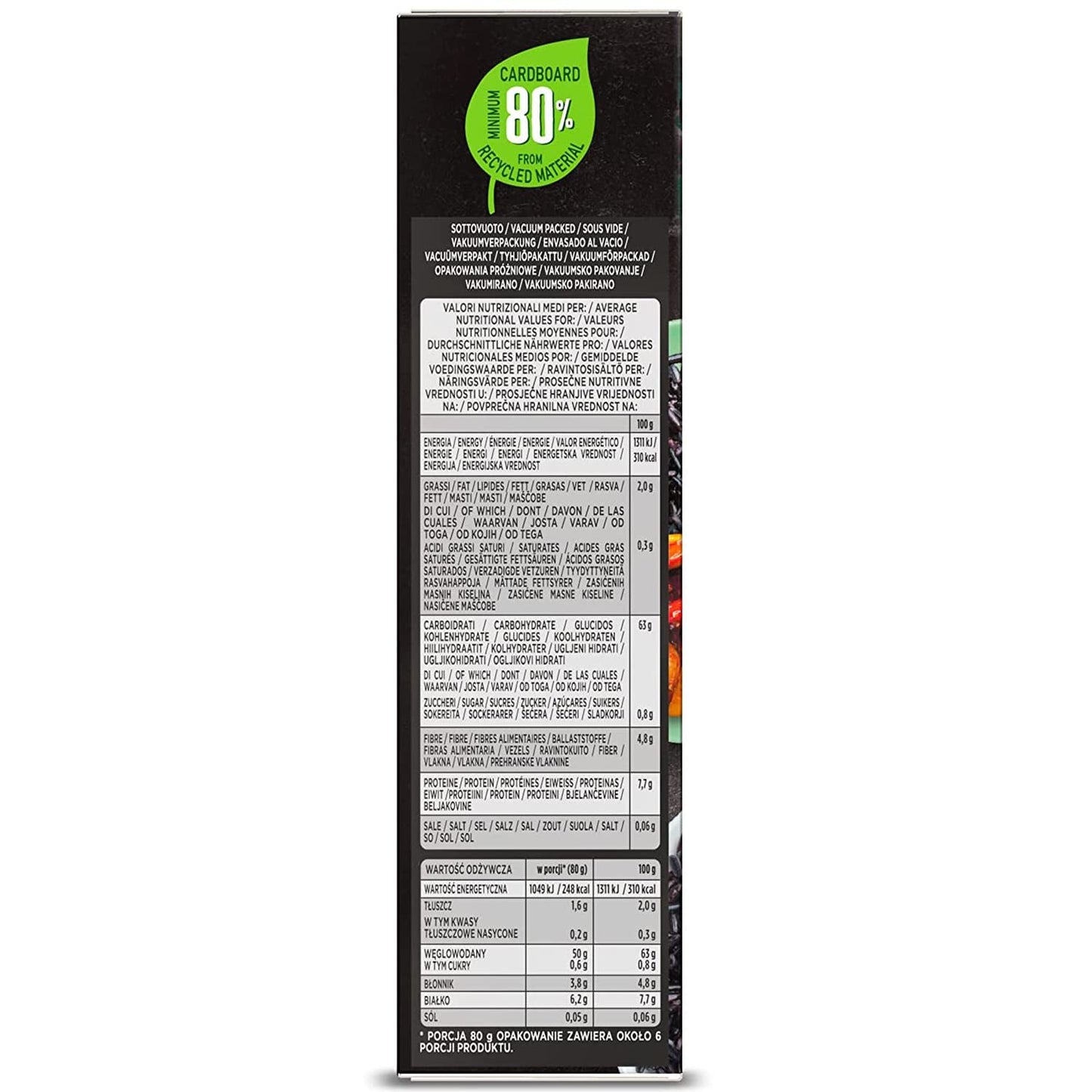 Scotti Arroz Integral Negro Riso Nero Venere 500 g