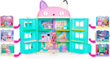 CASA DE MUÑECAS GABBY'S DREAMWORKS - Habitación Deluxe, confitería Cakey, cocina Kuchi (rumano: Cakey), 3 muebles y 2 cajas sorpresa con accesorios, apto para niños a partir de 3 años