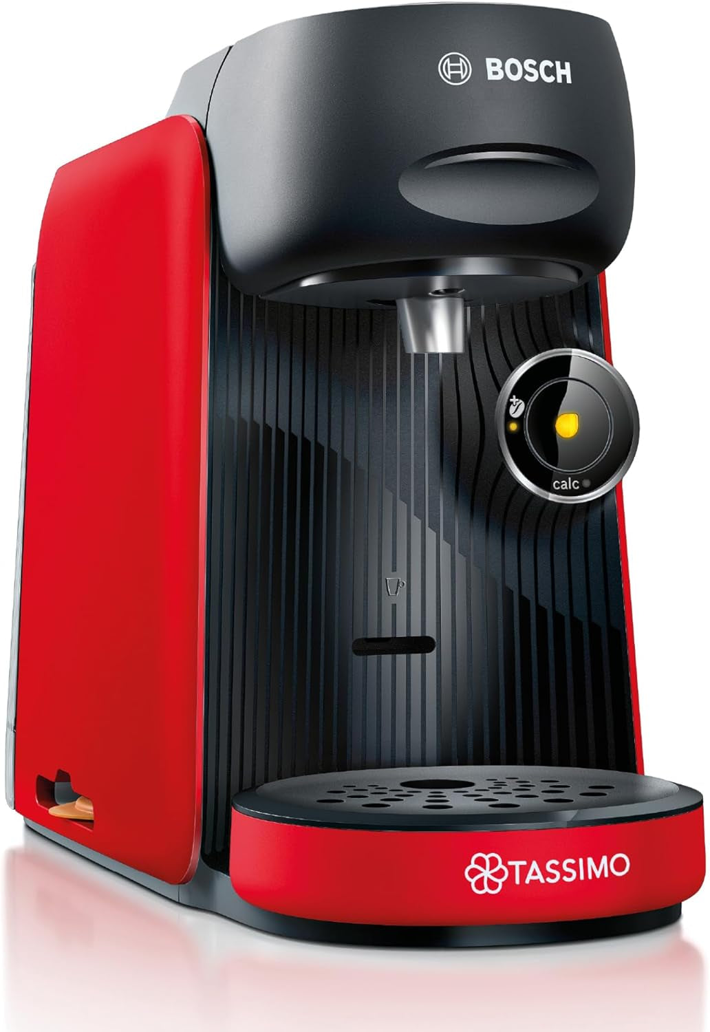 Bosch Tassimo finesse TAS162E Cafetera espresso de cápsulas, 70 bebidas, café más intenso con solo pulsar un botón, apagado automático, sostenible, dosificación perfecta, 1400 W, negro/negro