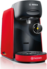 Bosch Tassimo finesse TAS162E Cafetera espresso de cápsulas, 70 bebidas, café más intenso con solo pulsar un botón, apagado automático, sostenible, dosificación perfecta, 1400 W, negro/negro