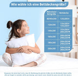 Komfortec Manta Verano 135X200 Cm, 170Gsm, Manta Fina y Ligera para Verano, Manta Antialérgica, Blanca Edredones y Edredones Naty Shop