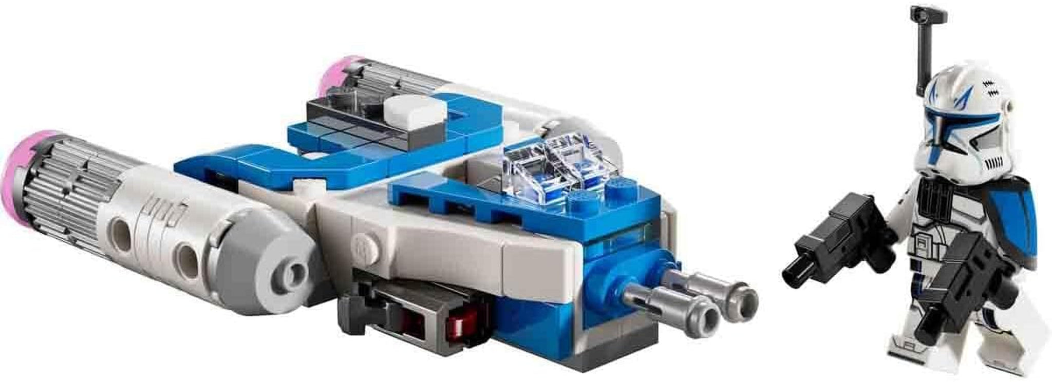 LEGO Star Wars Microfighter Ala-Y del Capitán Rex Ladrillos de construcción Nave estelar coleccionable Idea de regalo para niños y niñas a partir de 6 años 75391 Juegos de construcción Besuche den LEGO-Store