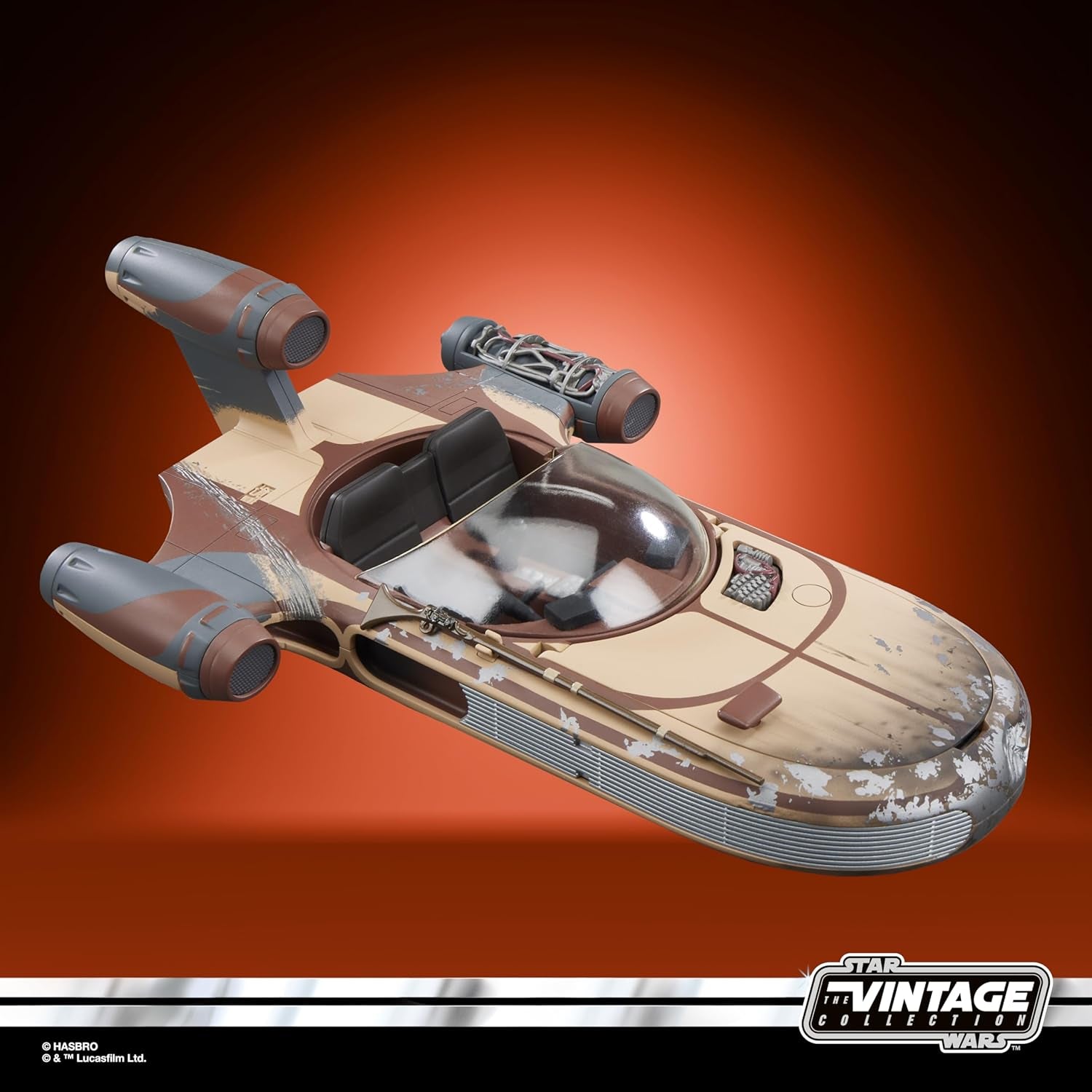 Star Wars Vintage Collection Landspeeder y Luke Skywalker, figura de acción y vehículo de Star Wars: Una nueva esperanza, figuras de acción de 9,5 cm Naty Shop
