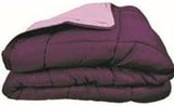 Couette CALGARY Chocolate/Corail 140 Edredones y edredones Naty Shop 240X220X1 Cm