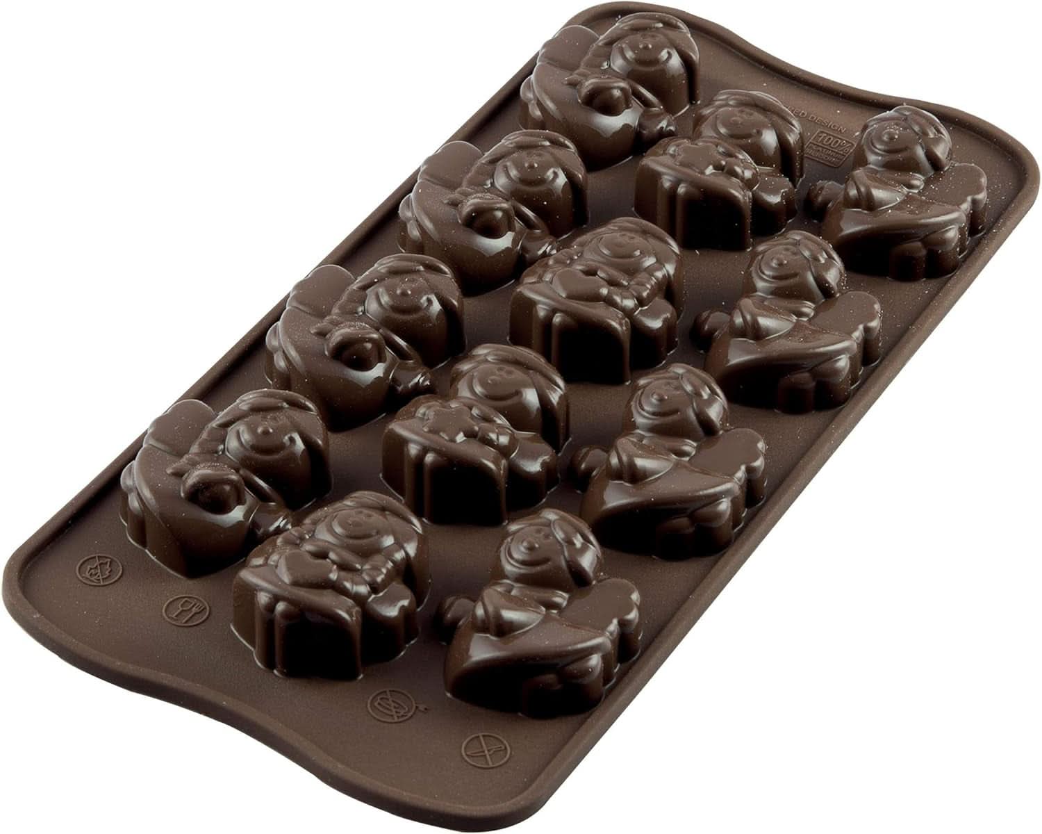 Silikomart 191827, Bombones de chocolate, Ángeles, Otros modelos de cocina Naty Shop 7 X 7 X 14 Cm