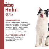 catz finefood Senior Collection Katzenfutter nass - Premium Nassfutter für Ihre Senior Katze - getreidefrei, ohne Zucker, hoher Fleischanteil, Vitamine & Mineralien (6 dosis de 200 g)