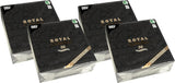 50 Servilletas Colección ROYAL pliegue 1/4 40 X 40 negro "Adornos"