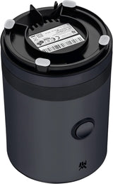 WMF Küchenminis Smoothie-To-Go, Mini batidora con base Mit Zwei Mix-/Trinkbehältern 0,6 L, Batidora Hochleistungsmixer 300 W, Edelstahl Matt, Schwarz Kitchen Naty Shop