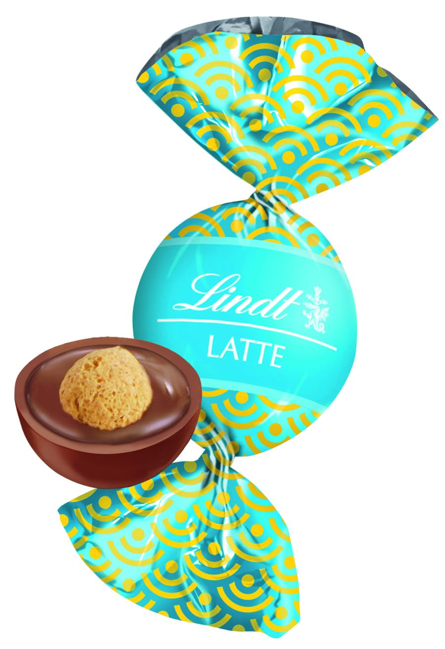 Lindt Roulette Ball Nocciolatte, chocolate con leche con relleno de crema de avellanas y avellanas enteras, 3000g