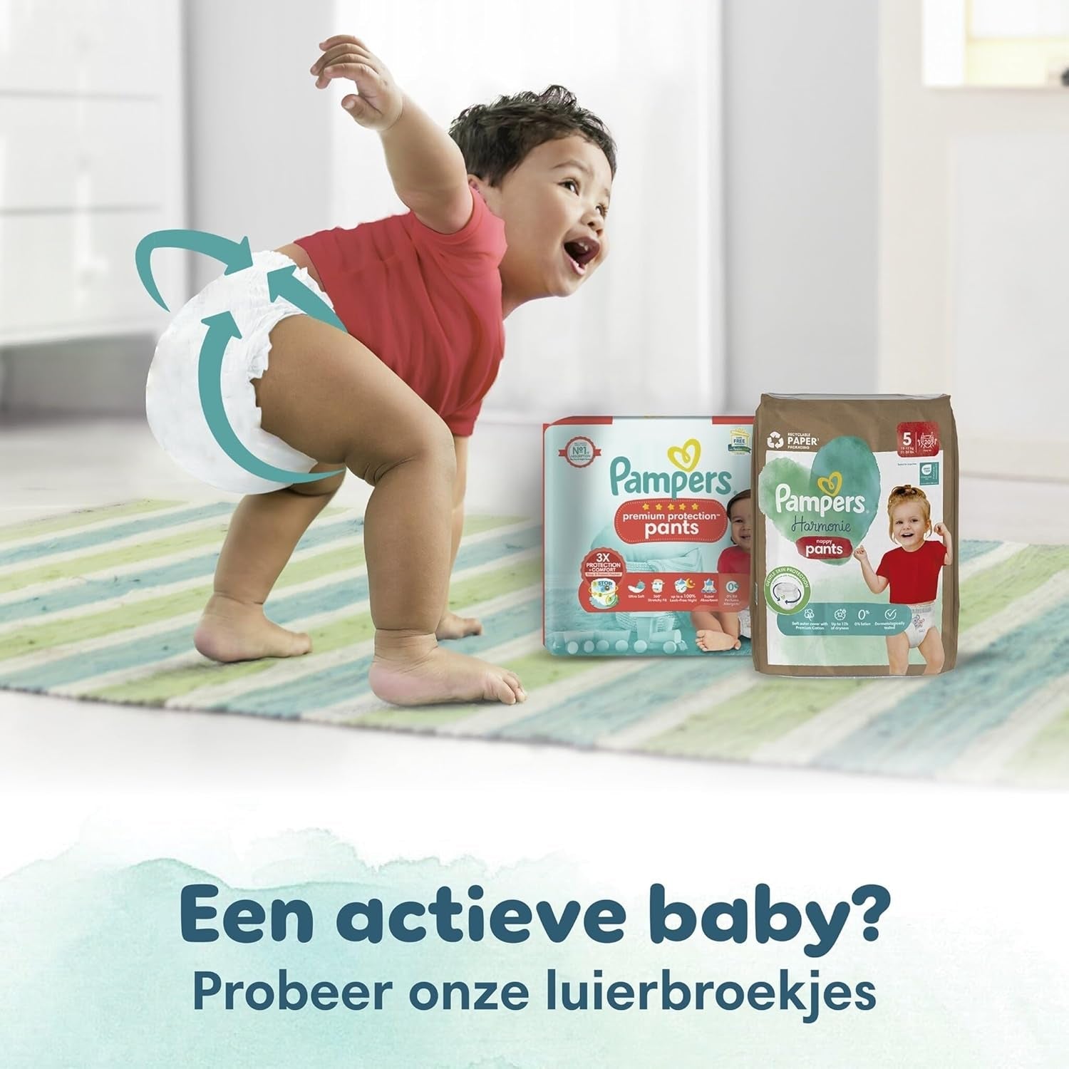Pañales Pampers Harmony 80 talla 4 (9-14 kg)